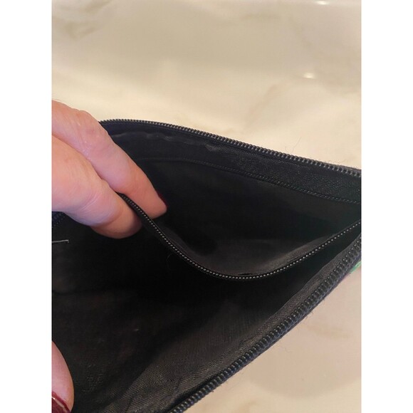Clutch Wallet Makeup Bag use  it for so many things! Beautiful Bird Embroidered - Picture 4 of 7